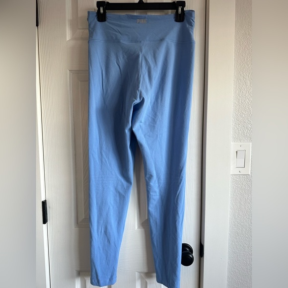 PINK COTTON RAUCHED LEGGINGS - Picture 3 of 6